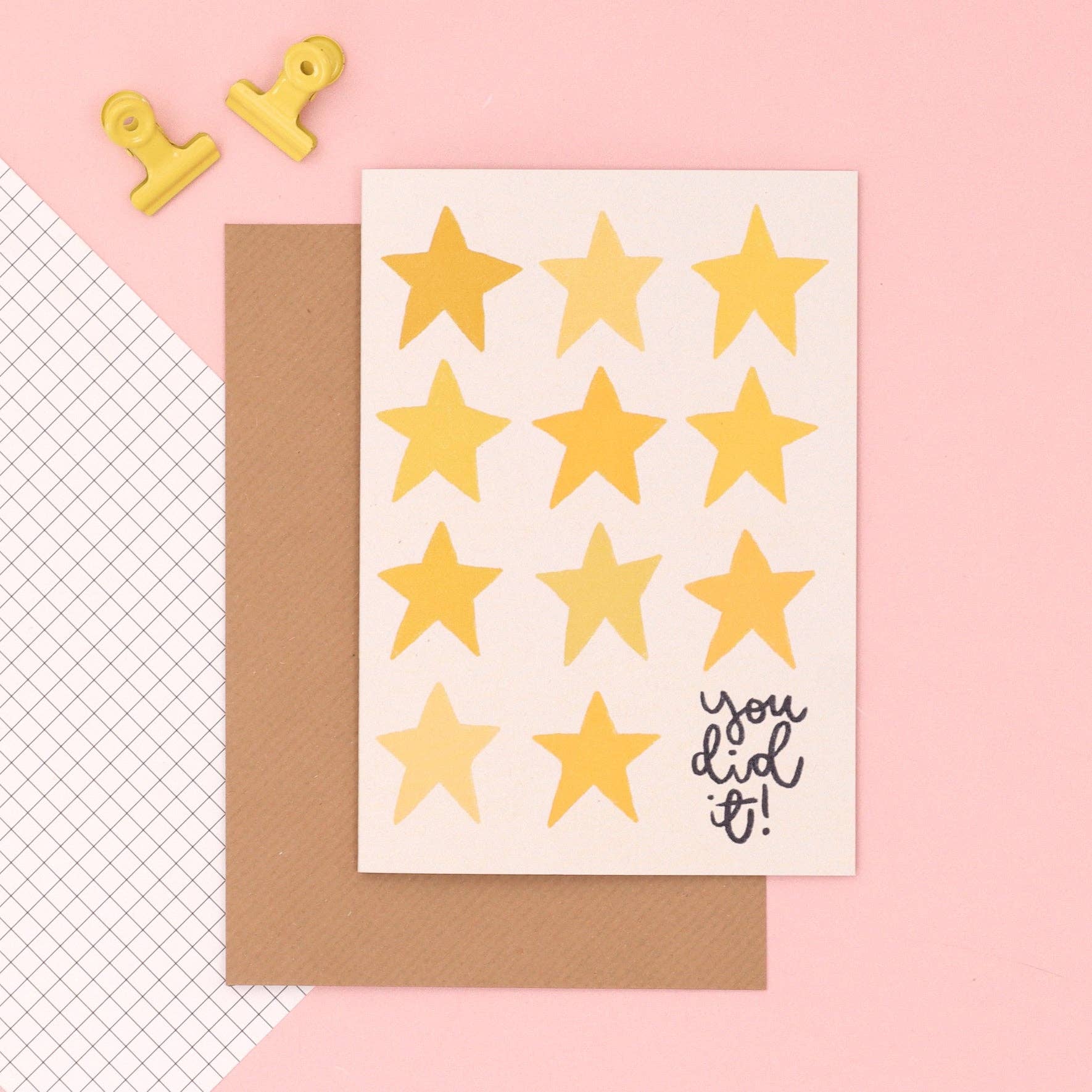 Oh, Laura - Wholesale Congratulations Card - greeting card - 'you did it!'3