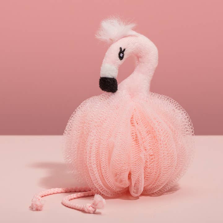 Flamingo Bath & Shower Loofah for wholesale by Zoey Koko