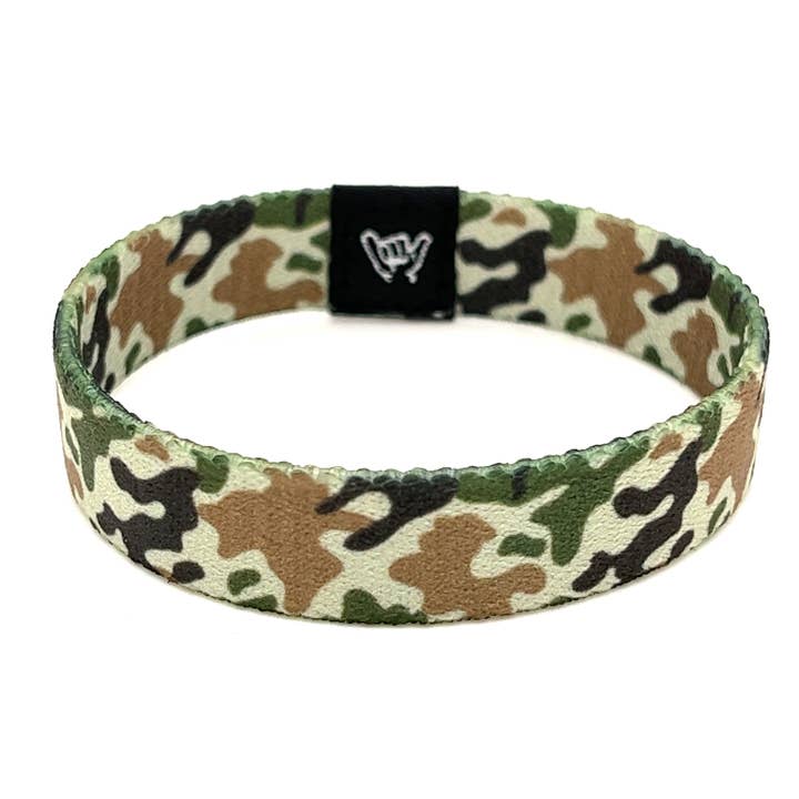 Hang Loose Bands - Wholesale Woven/Braided Bracelet - Desert Camo Wristband Bracelet