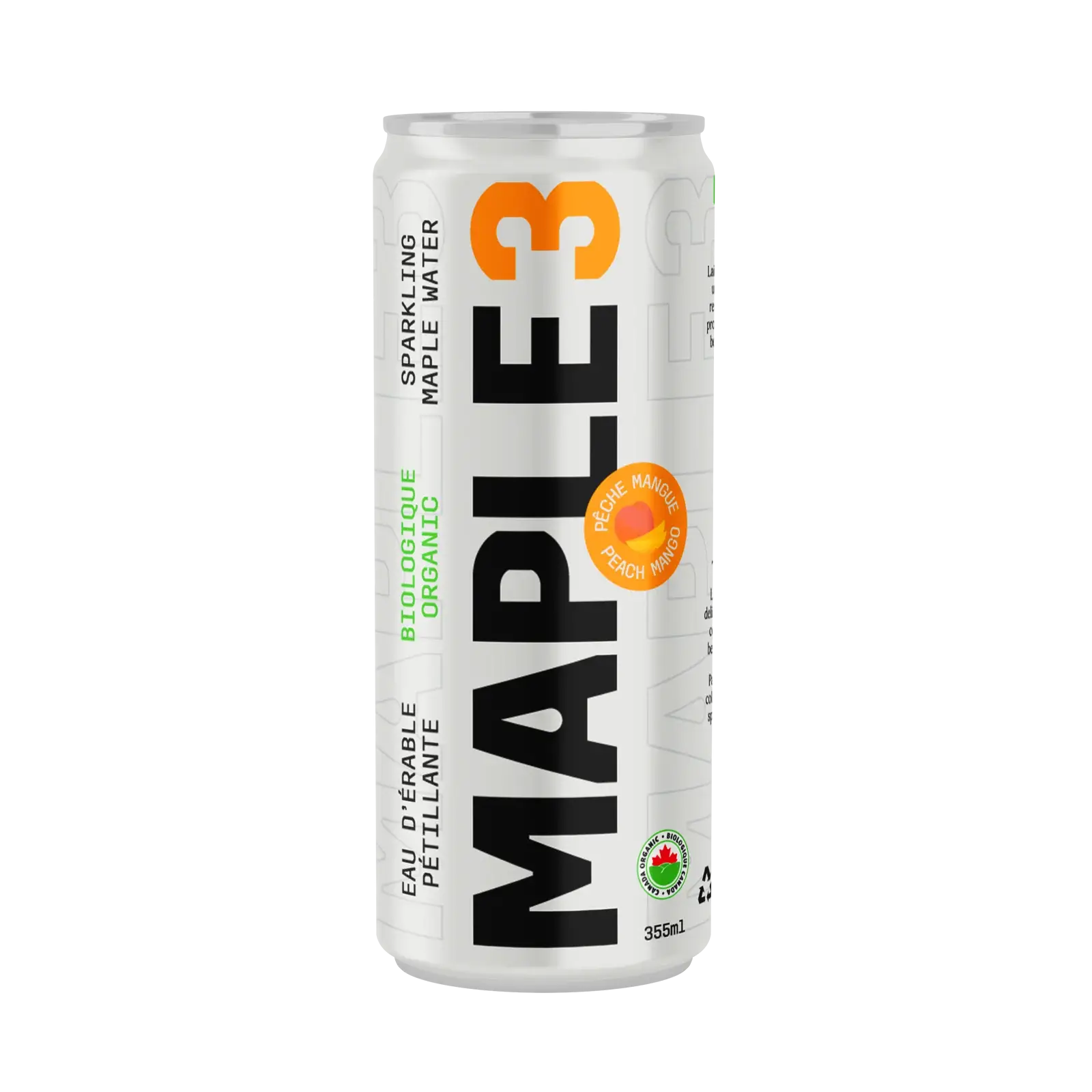 Milo & Dexter - Venta al por mayor Agua con gas - Agua de Arce Espumosa - Melocotón/Mango (paquete de 4)0