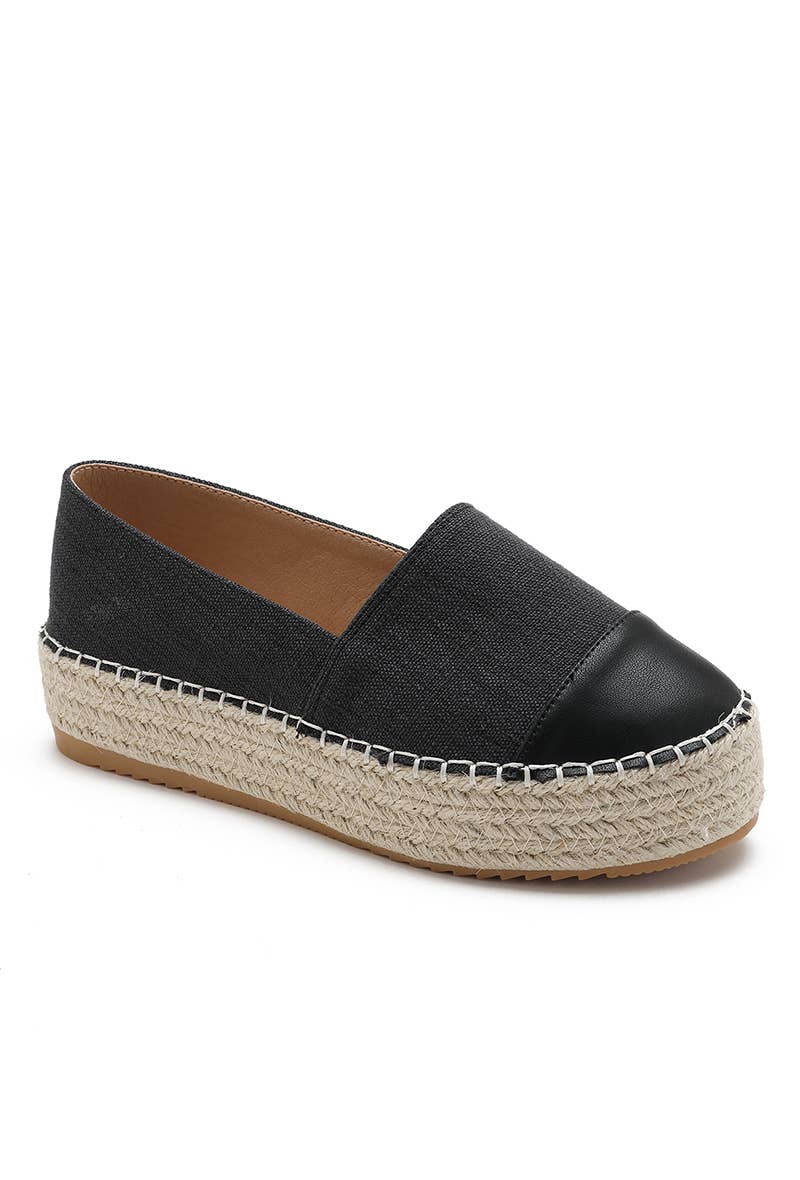 Joia Paris – wholesale Wedges – Women’s – Trendy Bicolor Wedge Espadrille H8-9250