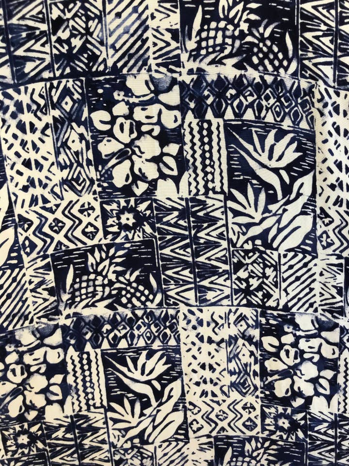 Quimono Bingin - Blue Hawaii por atacado de Rum Reggae Clothing