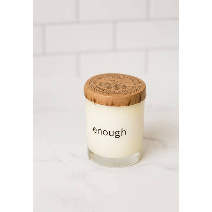 Belief Statements - Wholesale Jar/Filled Candle - Enough Candle1