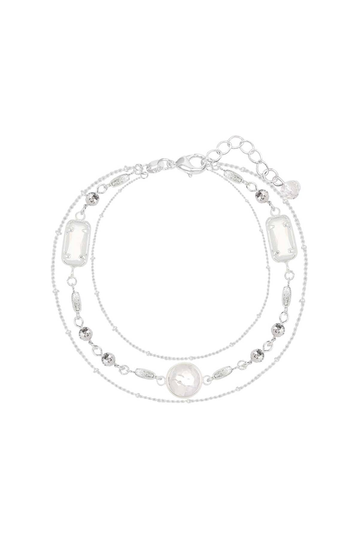 Zoey Simmons - Wholesale Bedelarmbandje - Moonstone Crystal Carolyn Armband - SF