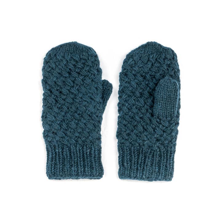 Lost Horizons Canada - Wholesale Mittens - Women's - Palermo Wool Mittens with Textured Stitch