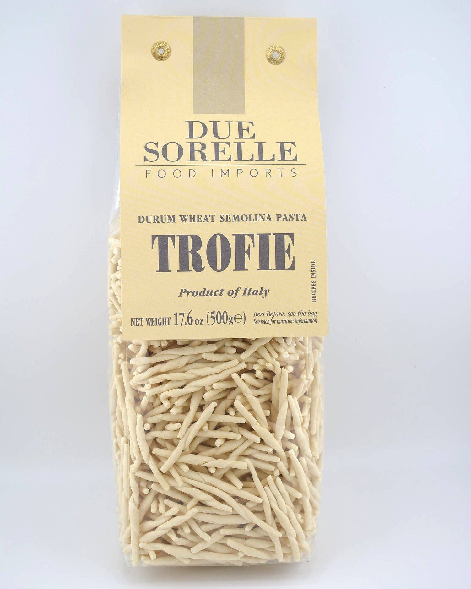 Due Sorelle - Wholesale Pasta - Trofie