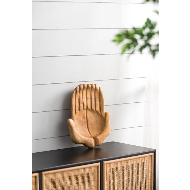 A&B Home Group Inc. - Vendita all'ingrosso Ciotole/Piatti decorativi - Ciotola in Teak, Fatta a Mano3