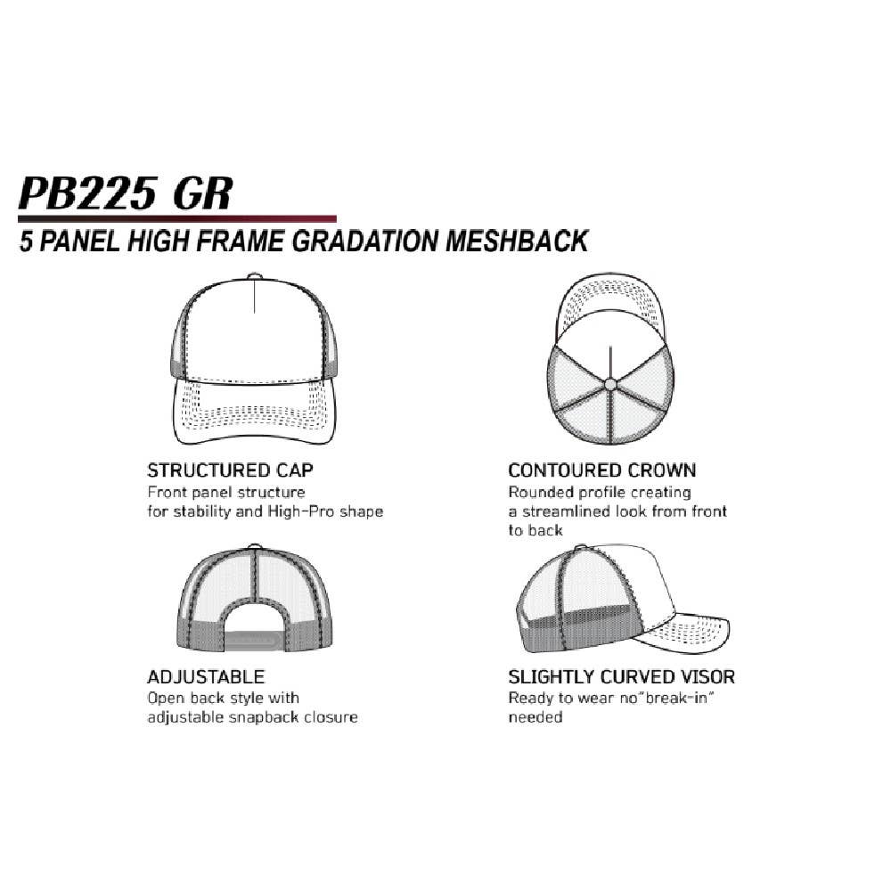 DOBBI – Engroshandel Trucker hat - Unisex – Høj rammegradation meshback13