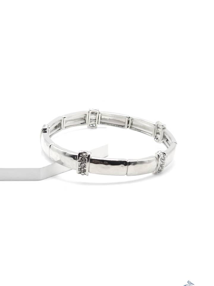 Contour Intemporel - Bracelet Argenté pour la vente par Sunset Marsh LLC
