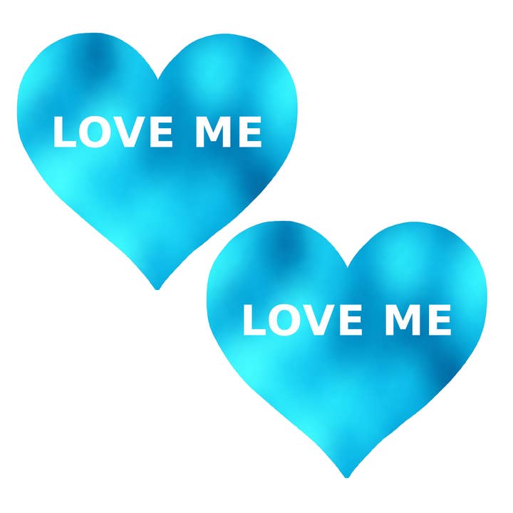 Niptees - Wholesale Nipple Pasties - Women's - Valentines Love Me Heart Nipple Cover Pasties3