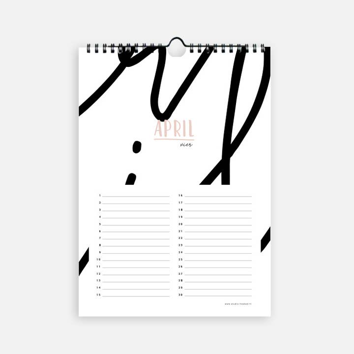 Studio Hoeked - Wholesale Calendar - Special days calendar - What do we celebrate today?3