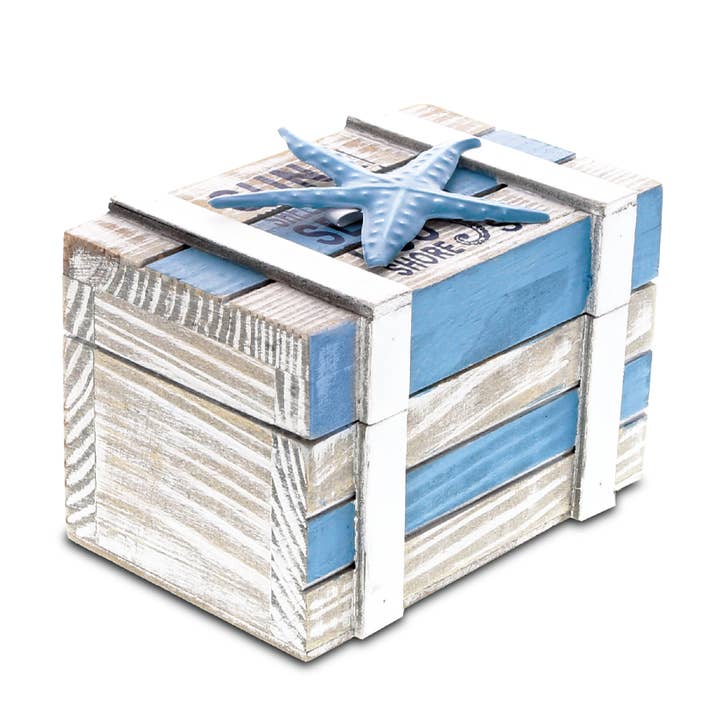 Nautical Decor - Aqua Sky Jewelry Box for wholesale by Cota Global