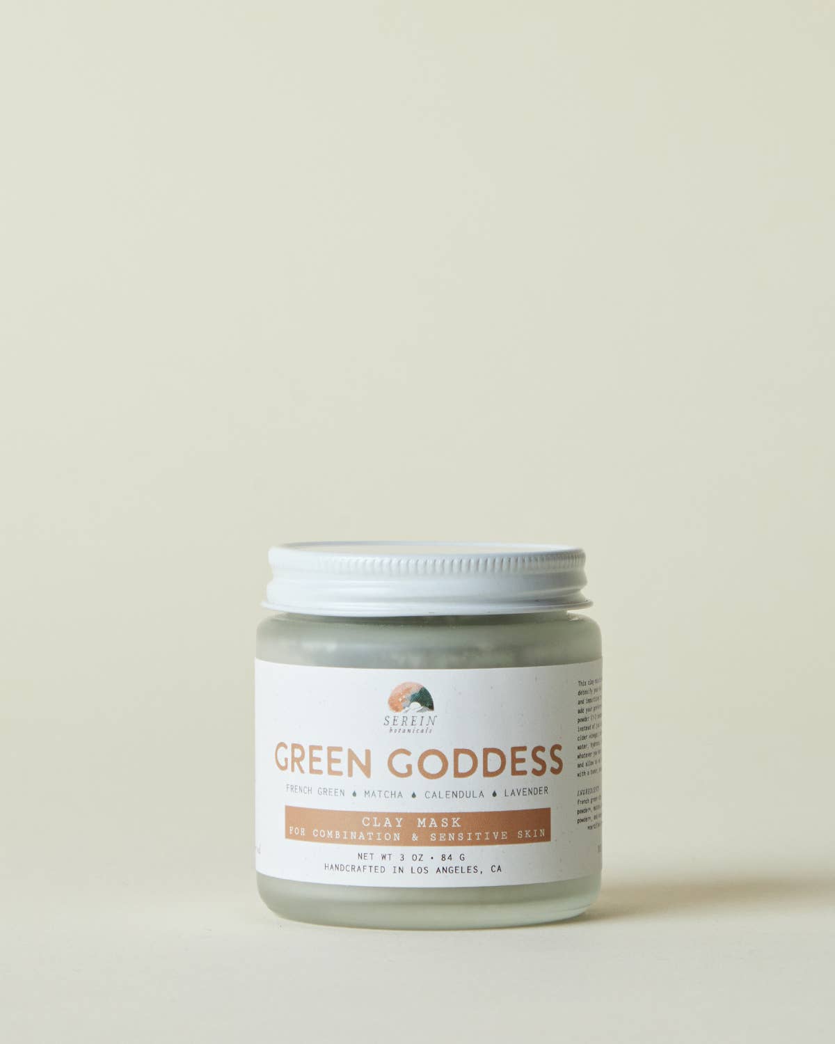 Serein Botanicals - Wholesale Skincare Face Mask - Green Goddess Clay Mask1