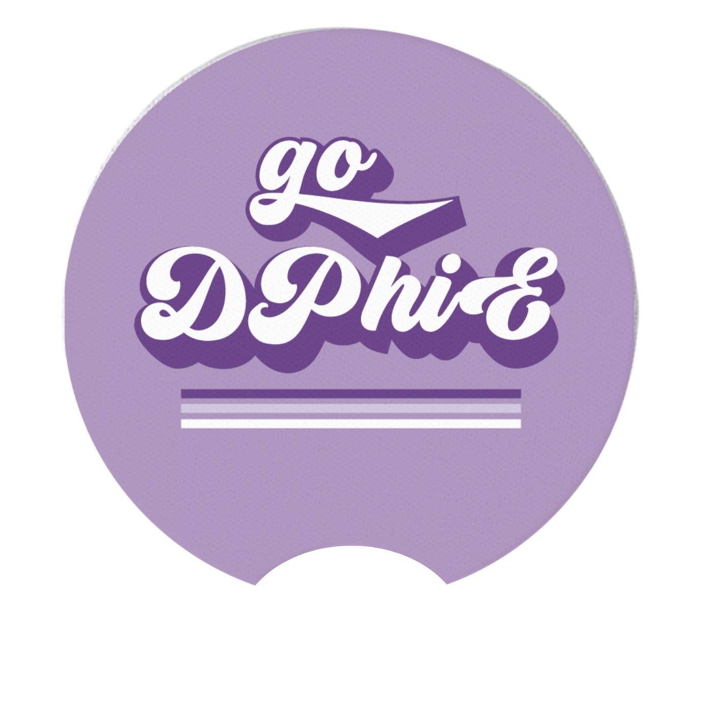 Sarahndipity Shop - Wholesale Car Coaster - Women's - Sorority Car Coasters - Go Design5