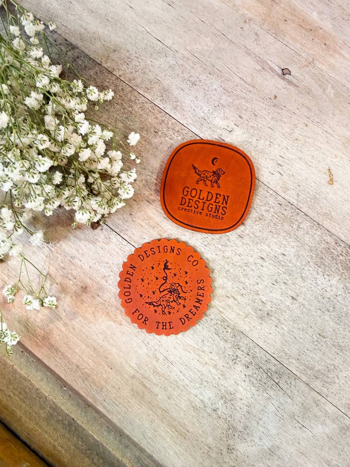 Custom Leather Patch – Patch Only for wholesale by Left Grain