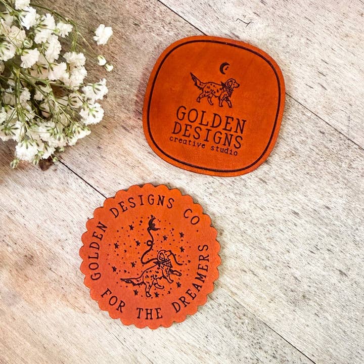 Left Grain - Wholesale Patch - Custom Leather Patch – Patch Only