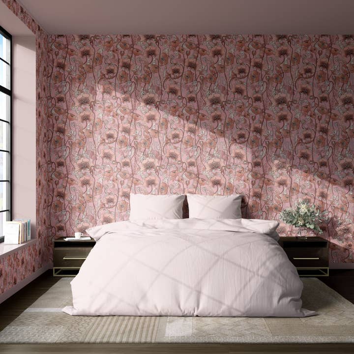 The Curious Department – Großhandel Tapete – OPIUM BLUSH PINK: Tapete4