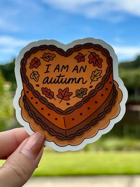 Sou um autocolante resistente à água de Outono por atacado de Tally Plant Club