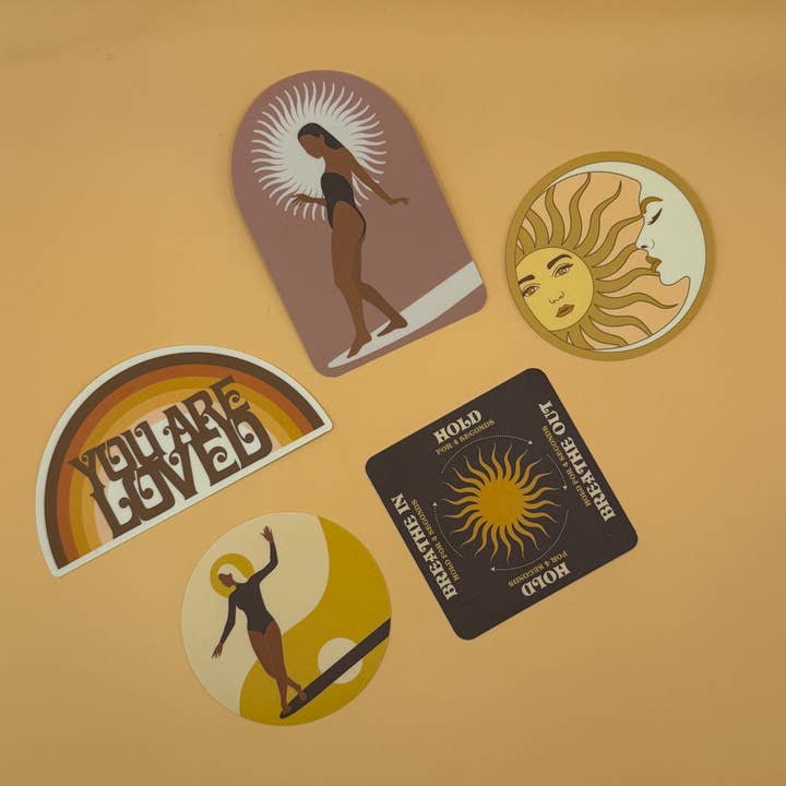 Harley and J - Wholesale Sticker - Sun Glider waterproof vinyl Sticker4