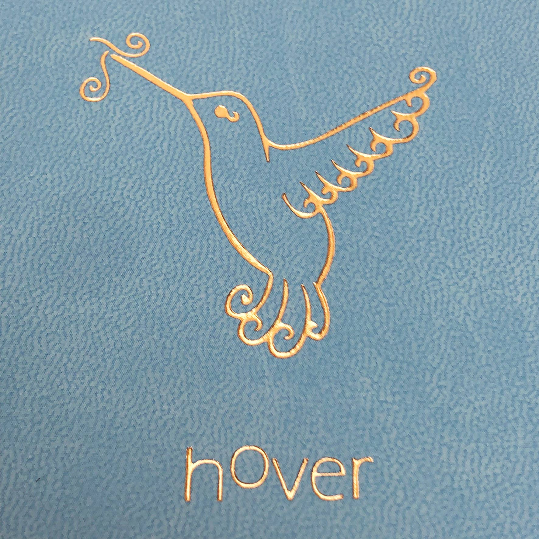 Cher the Fire - Wholesale Journal/Diary - Journal, Wisdom Keeper, Gold Foil, Hummingbird - pocket - A59