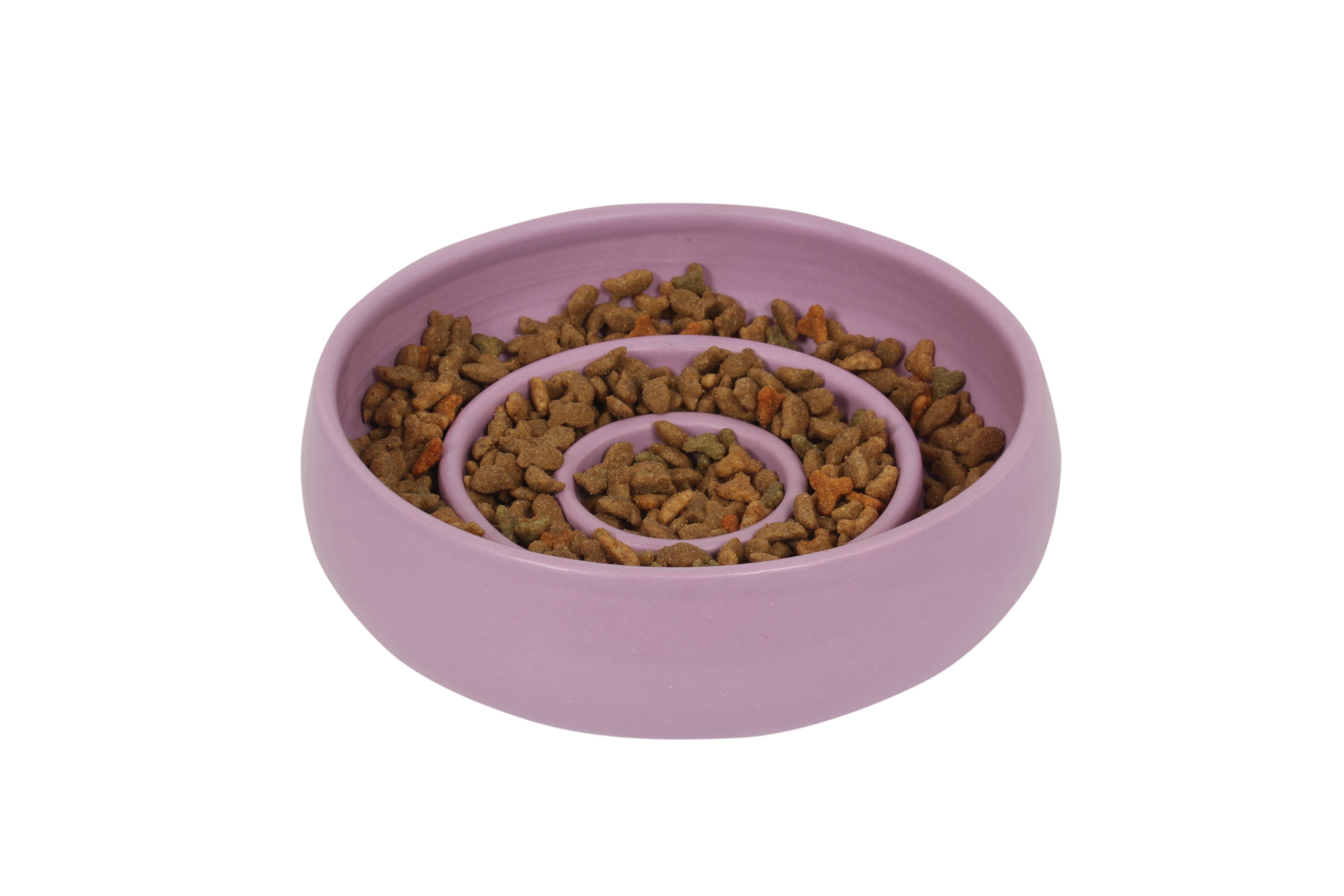 Beige & Stone USA - Wholesale Drinkbak - Kat/Hond - Handgemaakte keramische voerbak voor langzaam eten voor huisdieren4