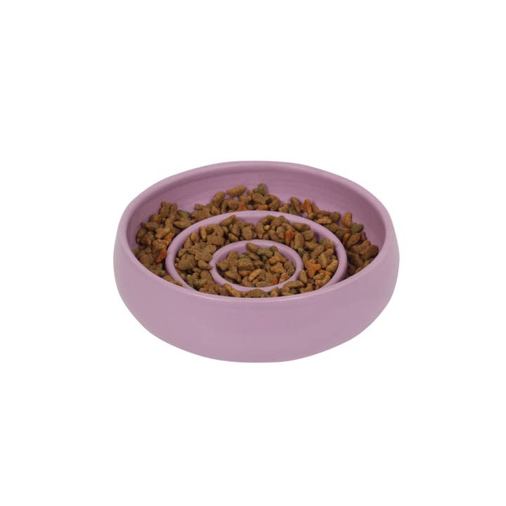 Beige & Stone USA - Wholesale Drinkbak - Kat/Hond - Handgemaakte keramische voerbak voor langzaam eten voor huisdieren4