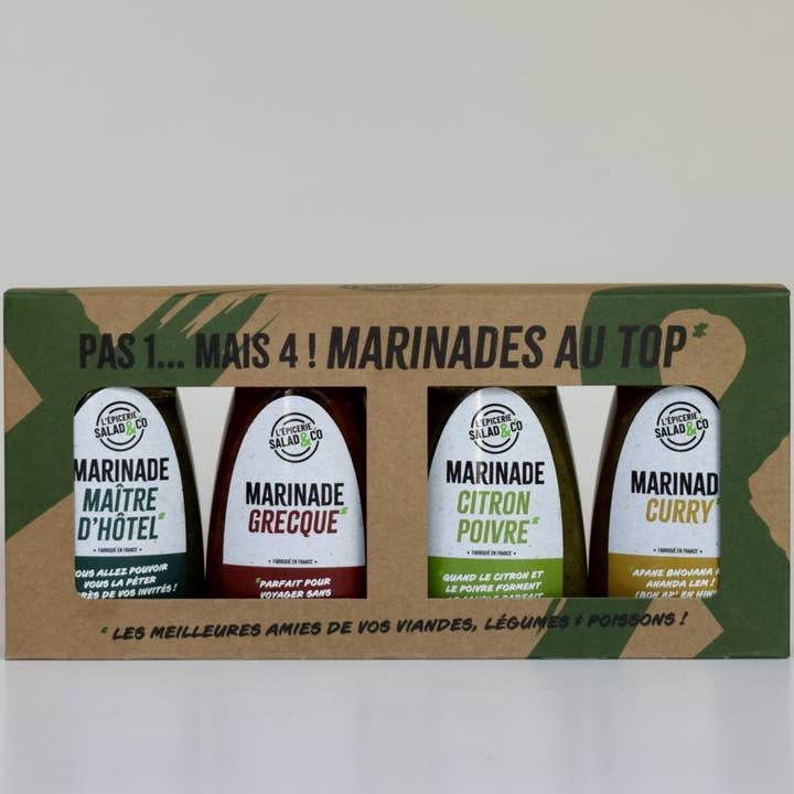 Set of 4 marinades for wholesale by SALAD&CO