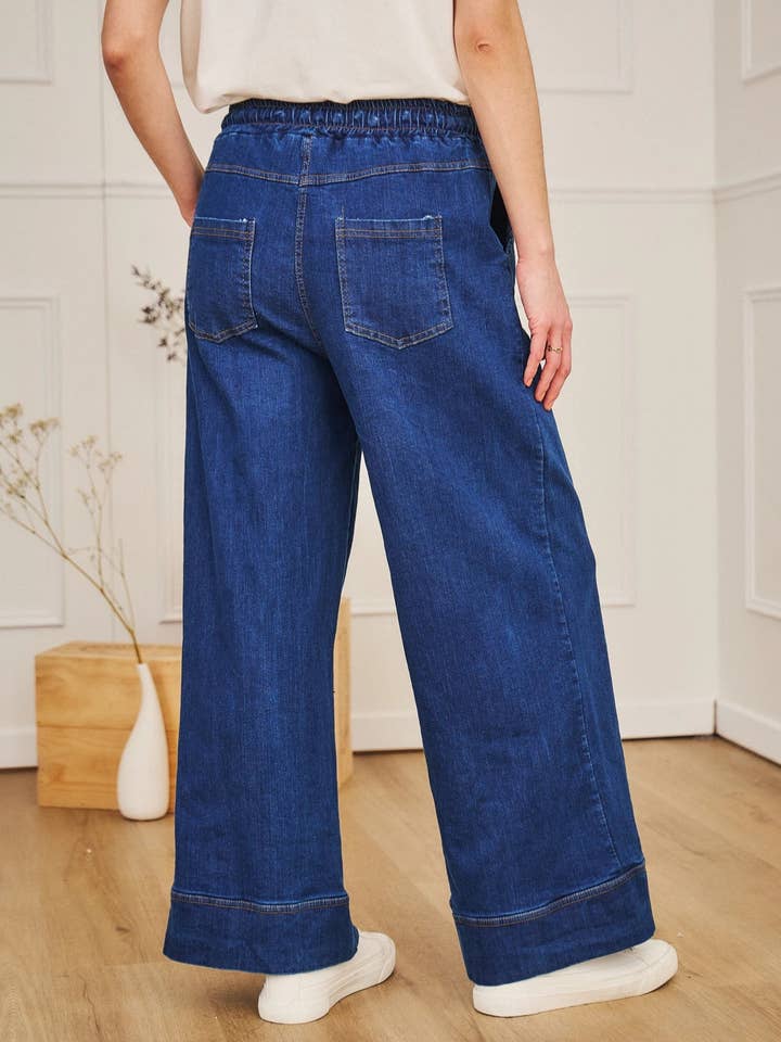 Pépouz' Paris – wholesale Jeans - Dam – Breda jeans med resårmidja PPN2515
