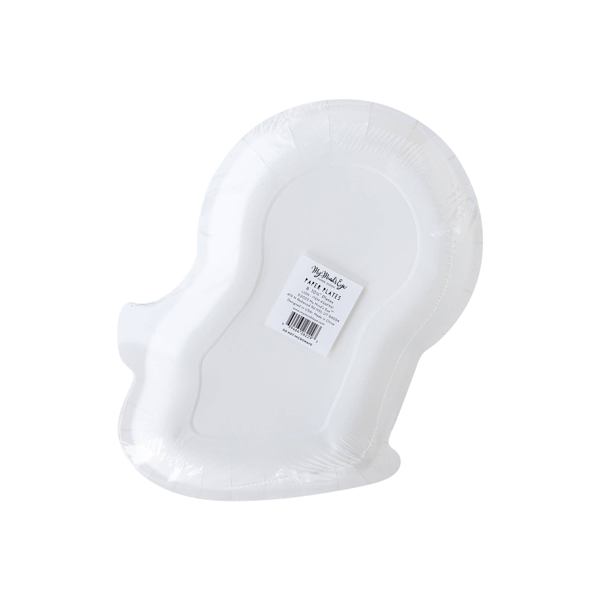 My Mind’s Eye - Wholesale Disposable Plate - SAF941 -  Safari Lion Shaped Paper Plate3