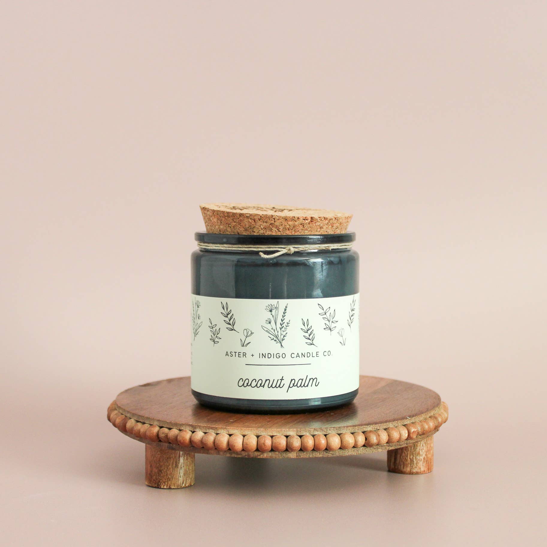 Aster + Indigo Candle Co. - Wholesale Jar/Filled Candle - Coconut Palm | Summer | Candle