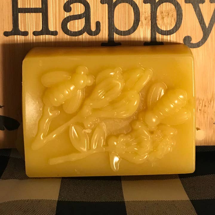 Bee Bar Deux abeilles sur des fleurs pour la vente par Henlopen Candle Works