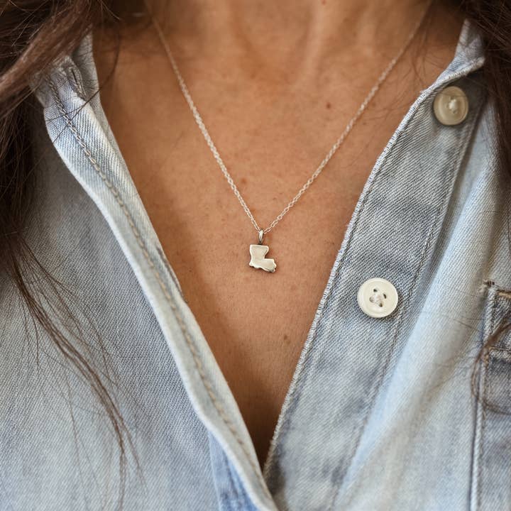 Mimosa Handcrafted - Wholesale Individual Charm/Pendant - LOUISIANA STATE PENDANT8