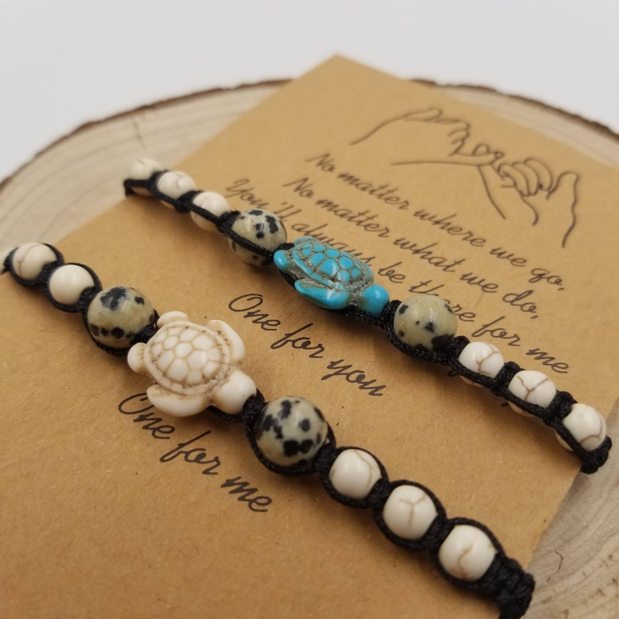 CHAKRA JEWELRY - Wholesale Jewelry Set - Turtle Turquoise Couple Bracelet Set Of 21