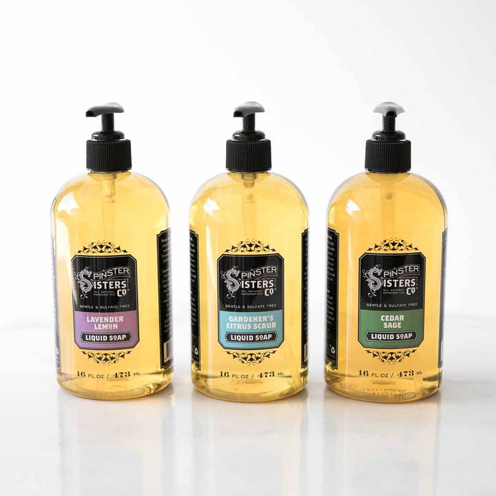 Spinster Sisters Co. / Old Salt Grooming Supply - Wholesale Hand Soap/Wash - Liquid Soap - Hydrating - Babassu Seed Oil0