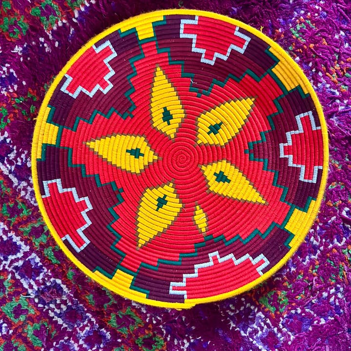 SOUK in the CITY - Wholesale Decorative Plate/Dish/Bowl - Mix of 16 Berber Baskets & Plates -18