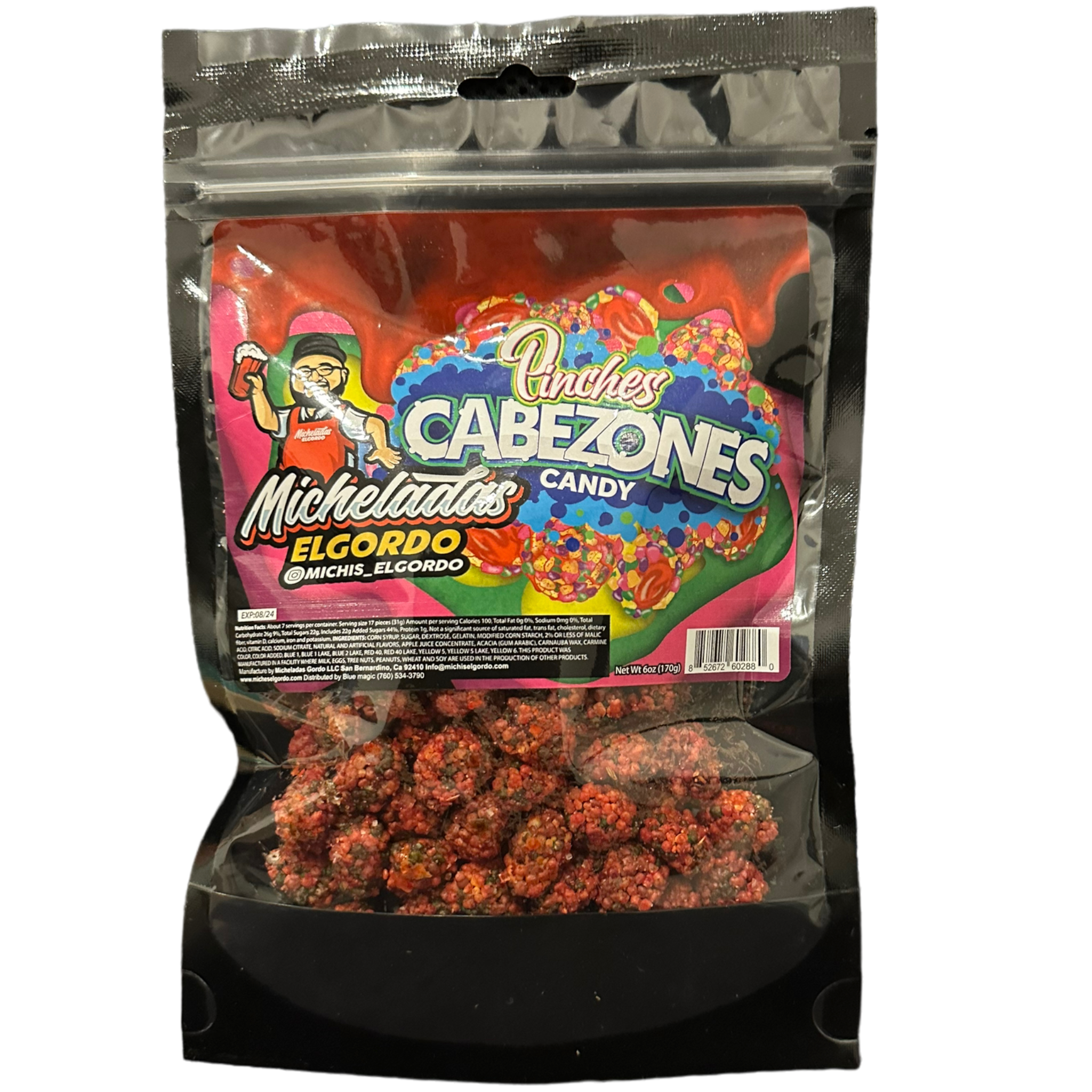Cow Crack Wholesale - Wholesale Gummy - Micheladas El Gordo Pinches Cabezones 6 OZ1