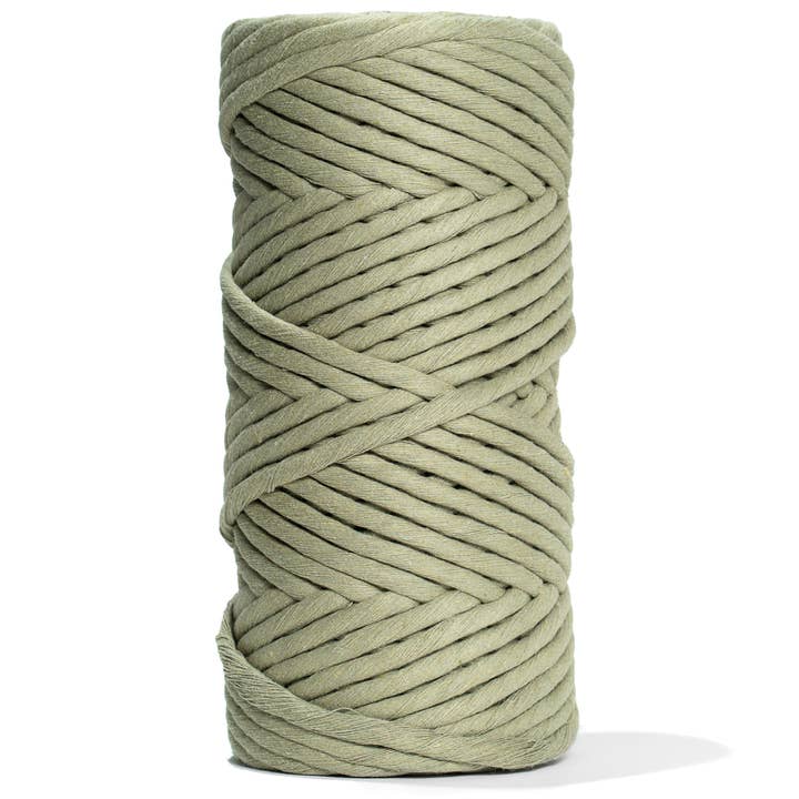JUMBO SOFT COTTON CORD ZERO WASTE 8 MM - 1 SINGLE STRAND - OREGANO COLOR for wholesale by Ganxxet, Inc.