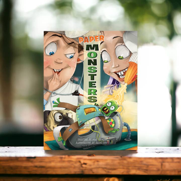 Mark Ludy Art Books & Games - Vente Preschool Book (3-5) - Paper Monsters | Livre signé par Mark Ludy