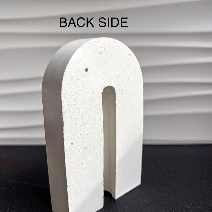 Minimal Loot Design - Wholesale Sculpture - Concrete Sculptural Arch, Standing Arch Decor, Nordic, Decorative Arch, Photo Props, Geometric Ornament, Cement Decor, Modern Decor, Still7
