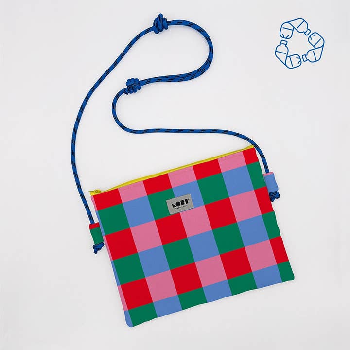 Crossbody – Vichy style gingham pour la vente par Lori Barcelona