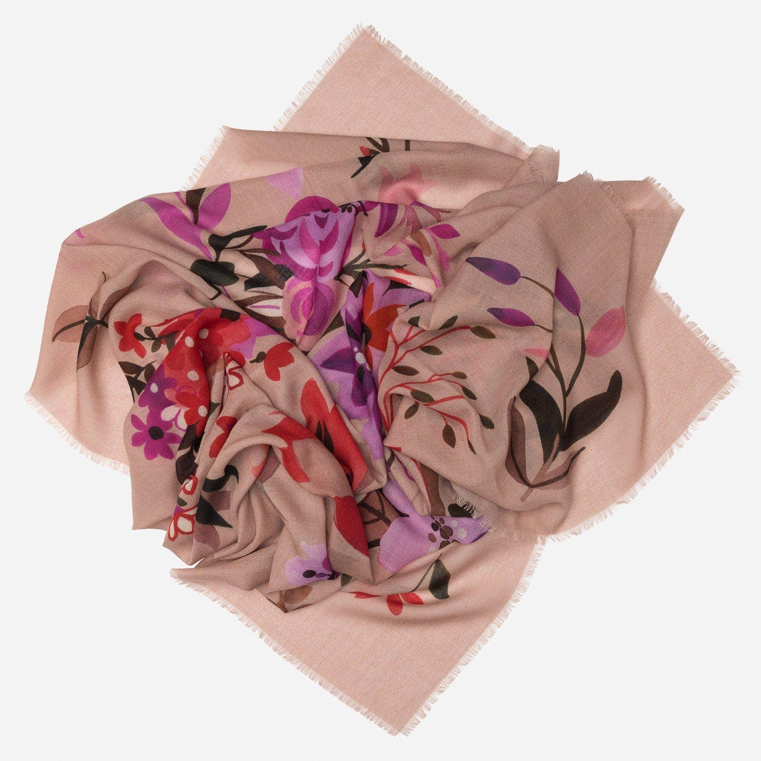 Elizabetta Made in Italy USA – wholesale Scarf – Women's – Rita - Wool Scarf - Pink1