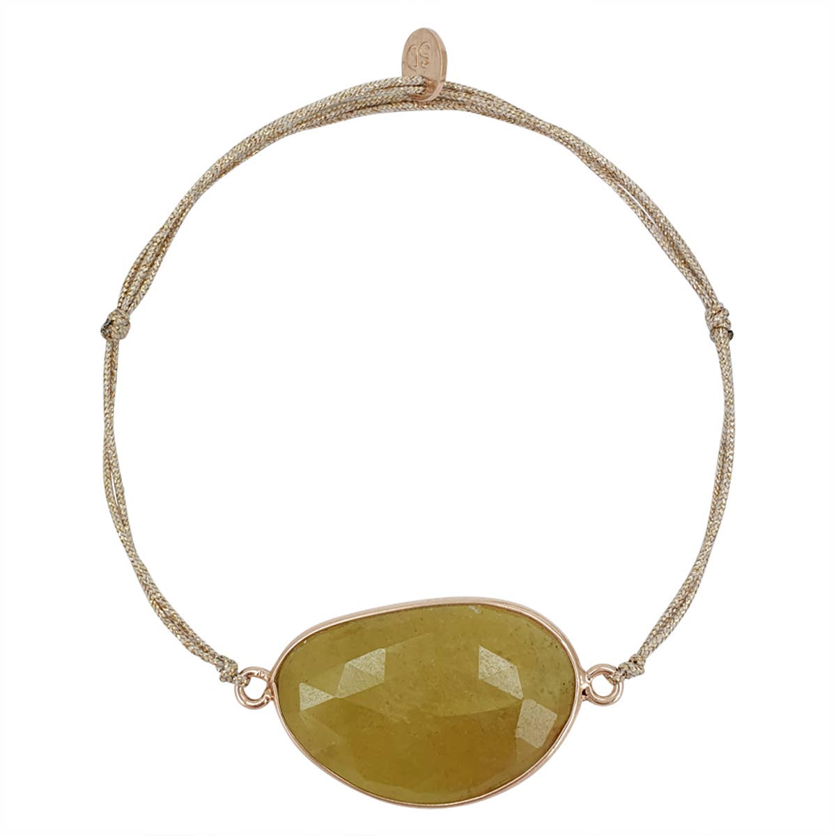 Sophie Deschamps Bijoux – wholesale Pärlarmband – TAJ-armband, guldbelagd med safir (BHOGM)2