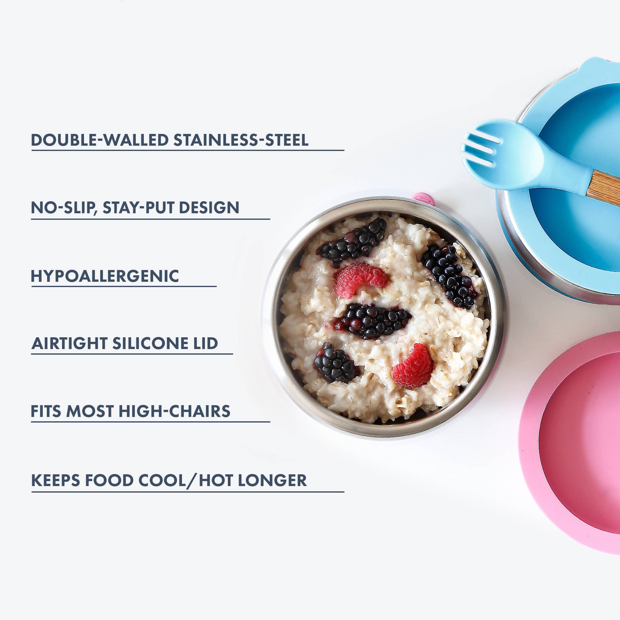 Avanchy - Wholesale Bowl - Kids & Baby - Avanchy Stainless Steel Baby Bowl2