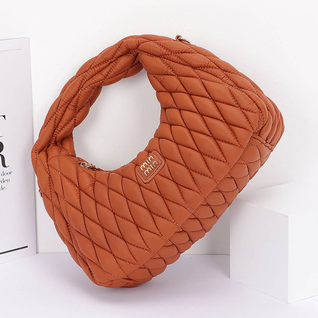 3AM BY H&D ACCESSORIES - Vendita all'ingrosso Pochette - Donna -  Borsa Hobo in pelle sintetica trapuntata5