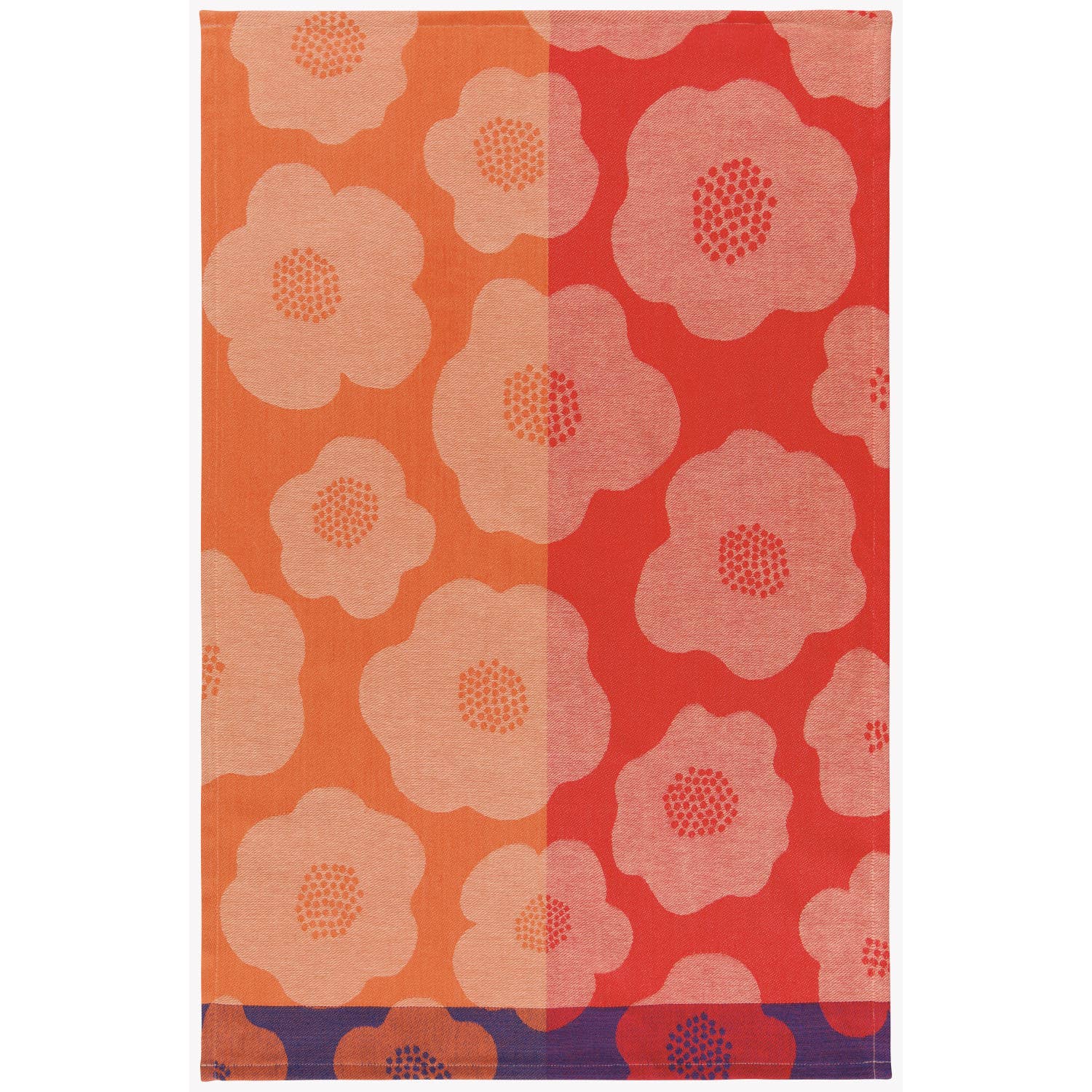 Danica Jubilee - Wholesale Tea Towel - Poppy Jacquard Dishtowel0