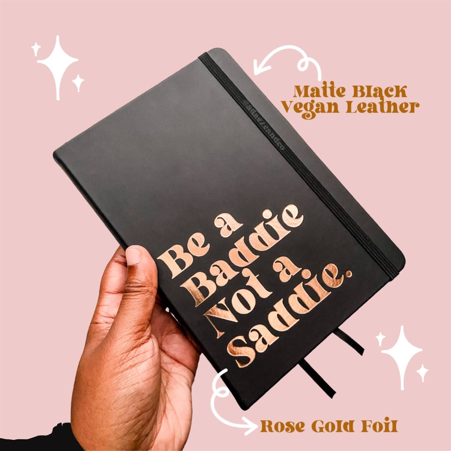 Adaeze and Company LLC - Wholesale Notebook - “Baddie” A5 Dot Grid Notebook1