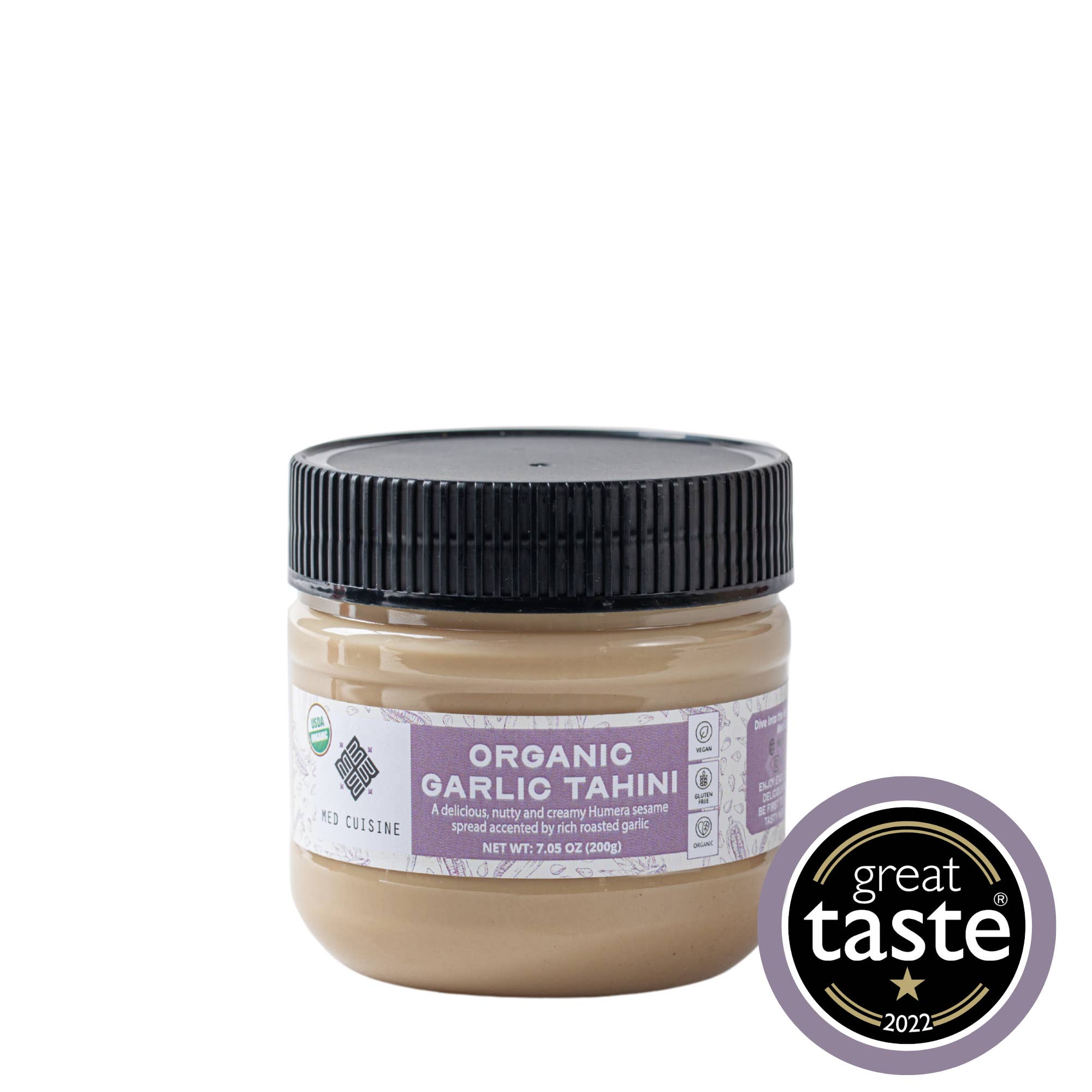 Med Cuisine – wholesale Sauce – Organic Garlic Tahini - 200GR
