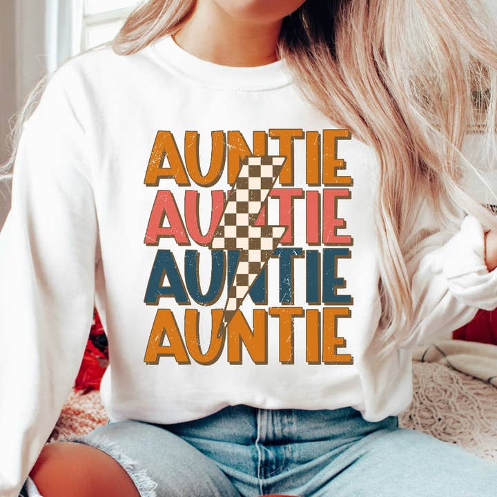 Auntie Sweatshirt, Auntie Shirts, Auntie Gifts for wholesale by Unicorntrendz