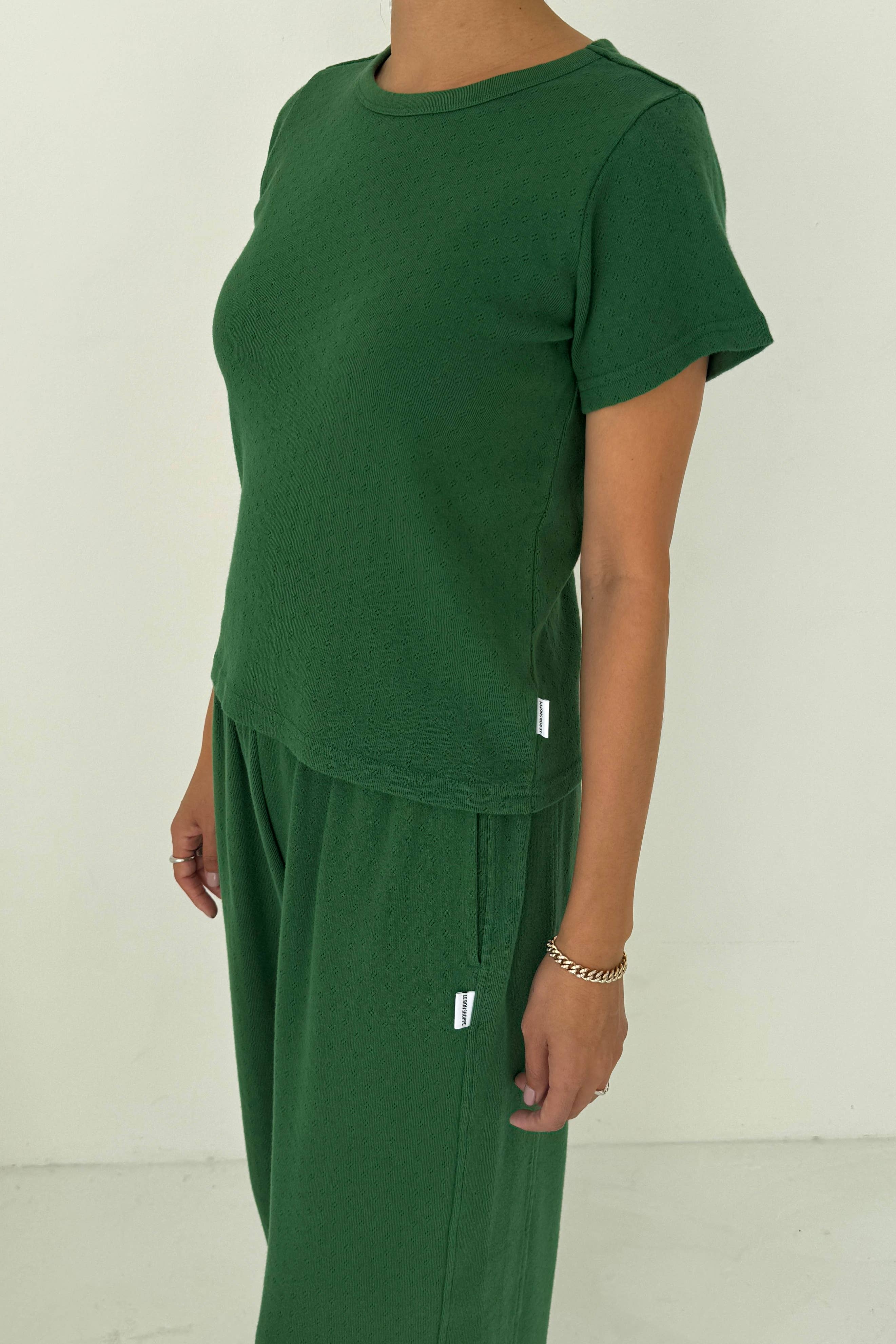 Le Bon Shoppe - Wholesale Knit Top - Women's - Pointelle Babe Tee (2S-2M-1L)14