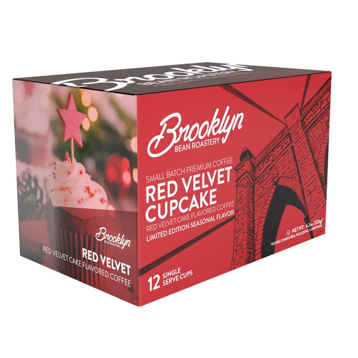 Two Rivers Coffee - Wholesale Coffee Pods - Brooklyn Bean Roastery Red Velvet Cupcake Coffee Pods